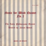 Music For Wind Quintet No. 2 cover art.
